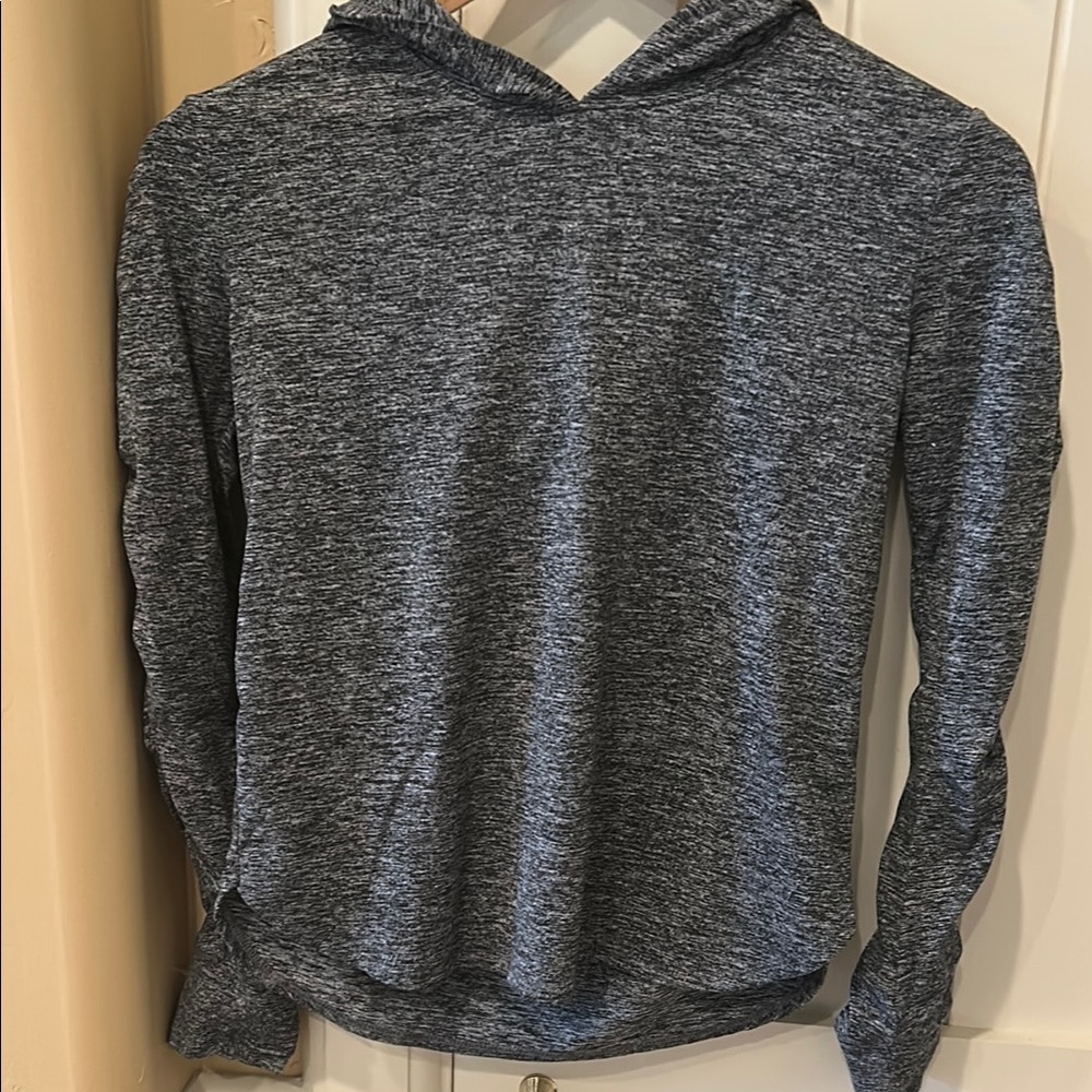 Athleta girl Gray Hoodie Shirt Large/12